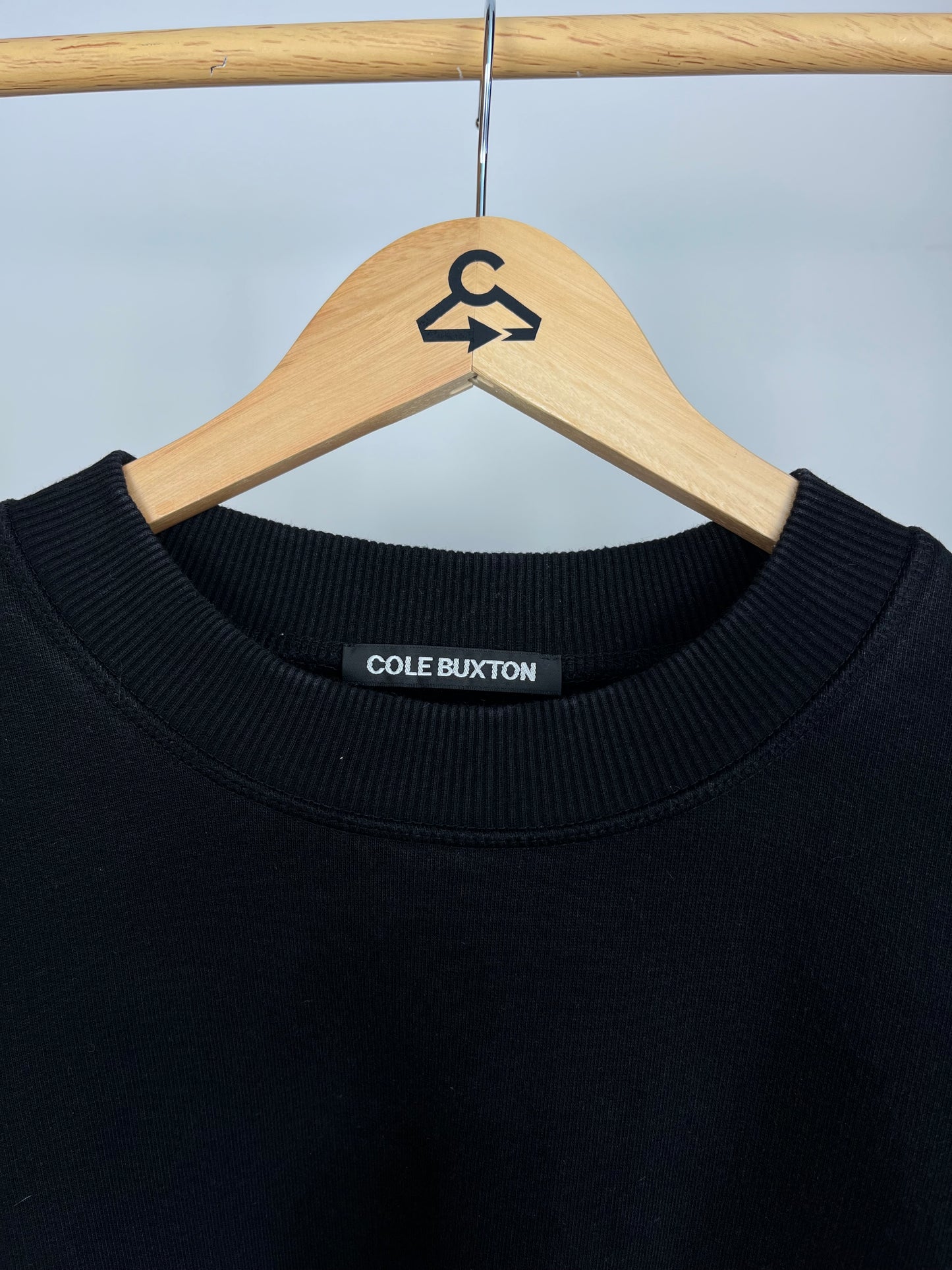 Cole Buxton Black Sweatshirt - Medium