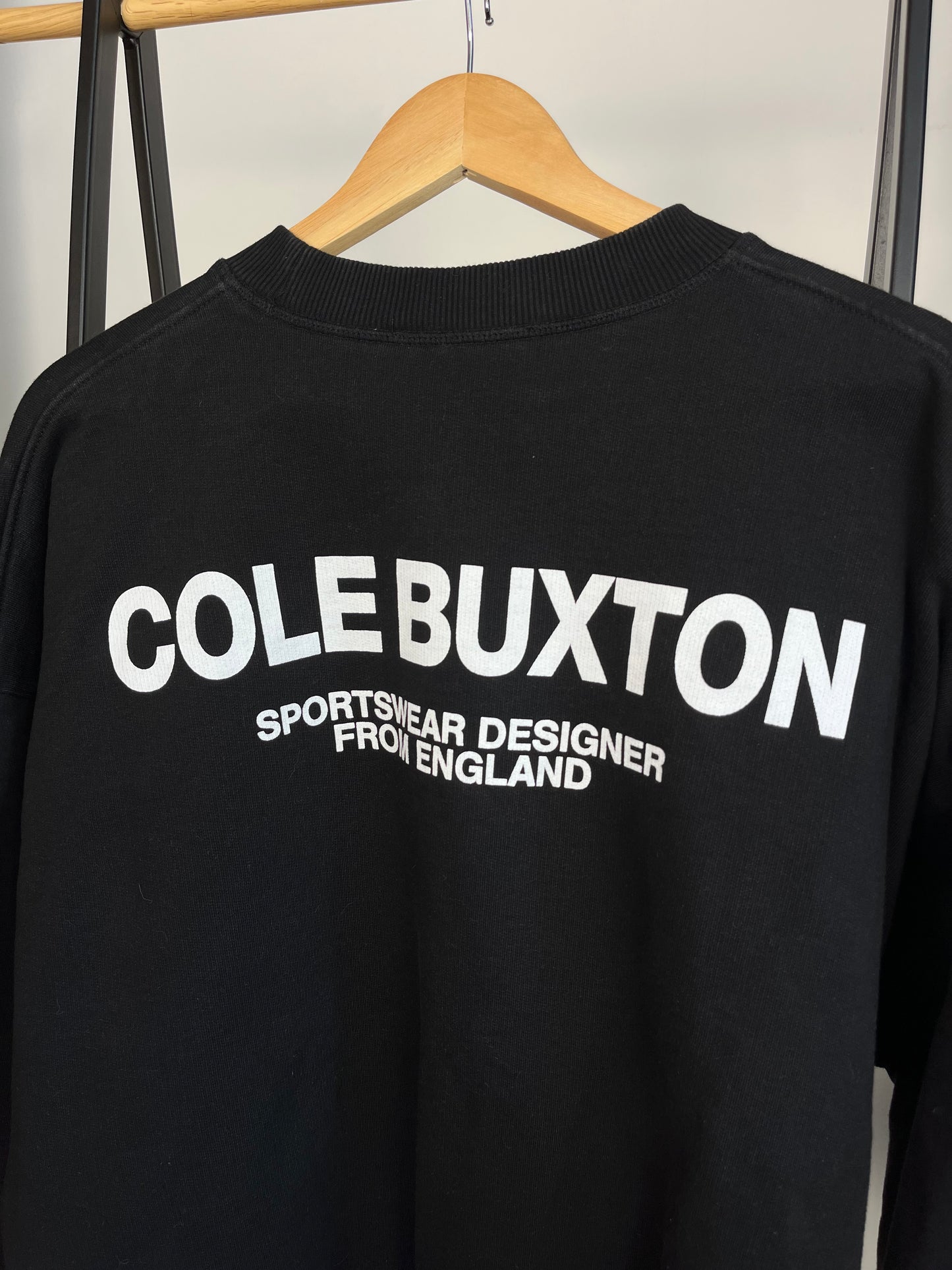 Cole Buxton Black Sweatshirt - Medium