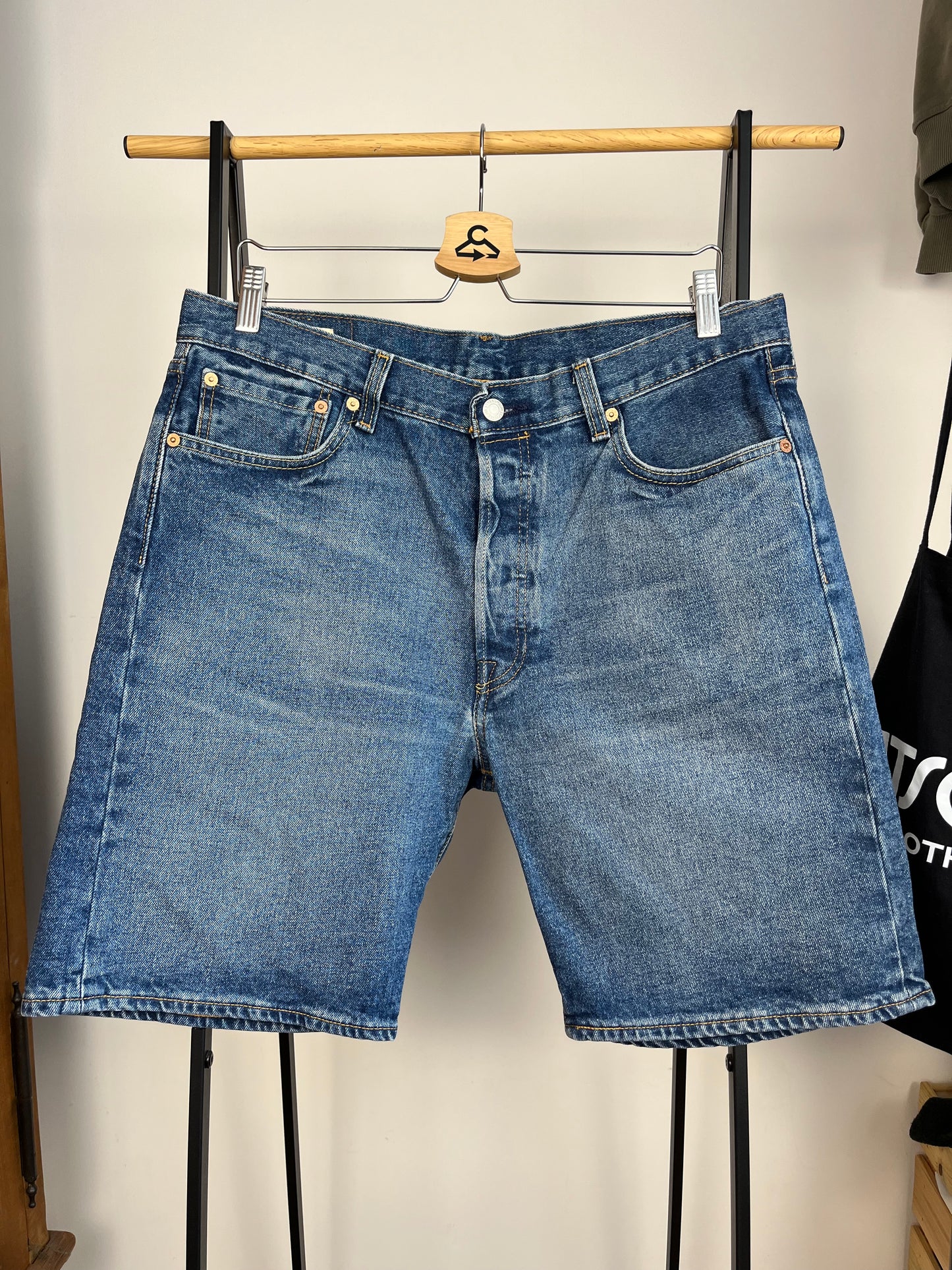 Levi’s 501 Blue Denim Shorts W34