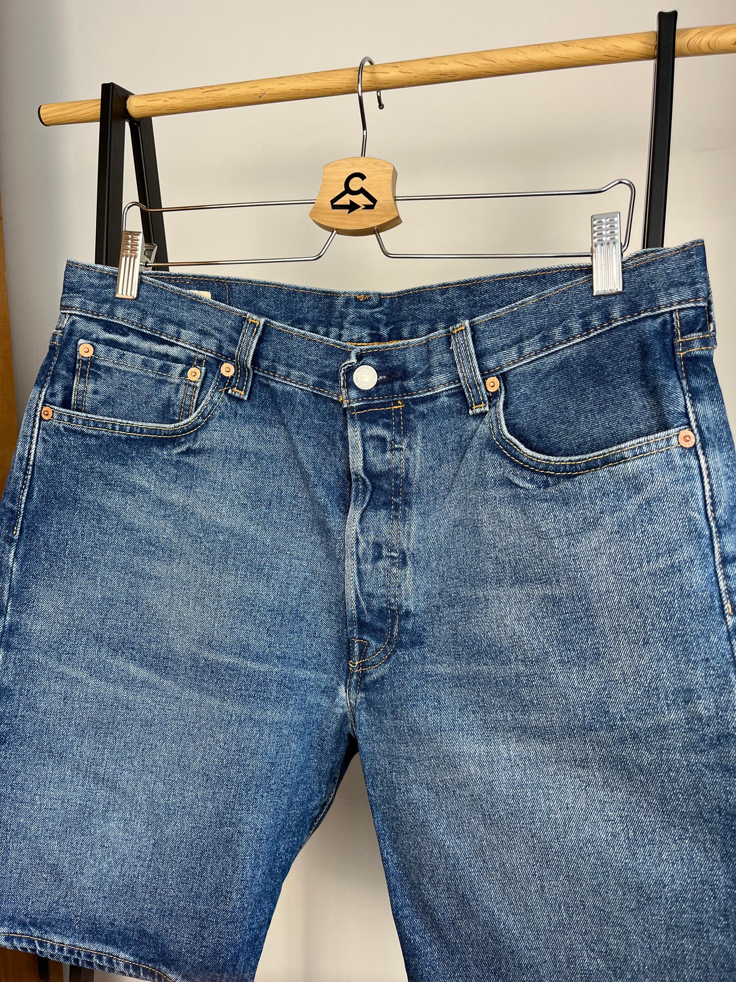 Levi’s 501 Blue Denim Shorts W34