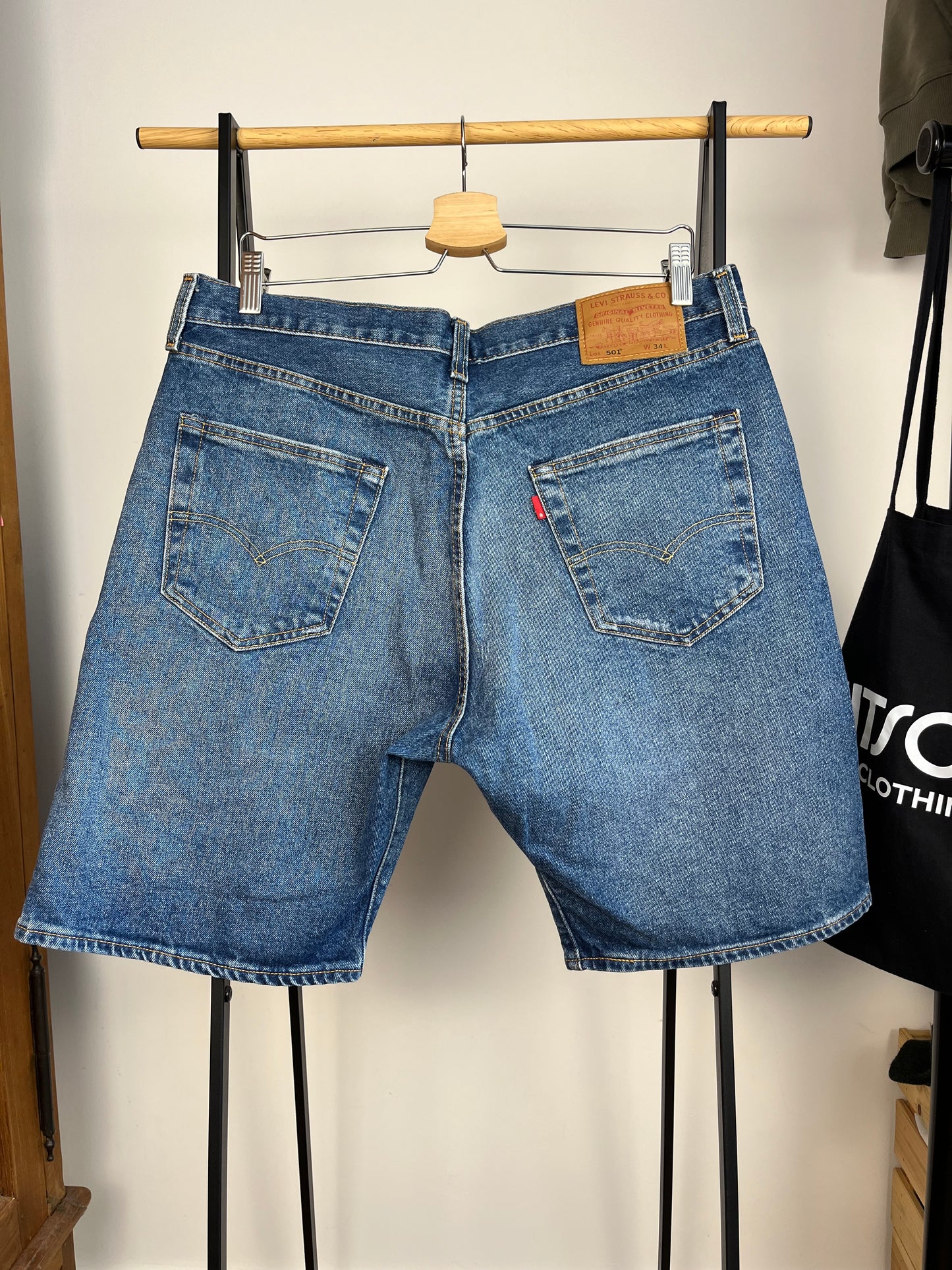 Levi’s 501 Blue Denim Shorts W34