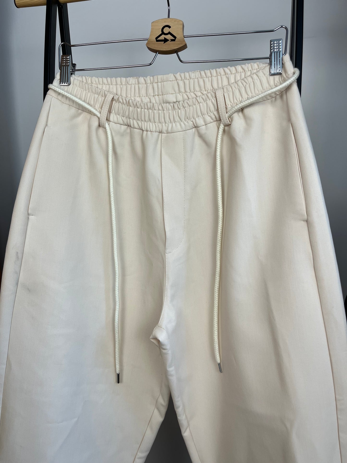 About:Blank Cream Trousers - Large