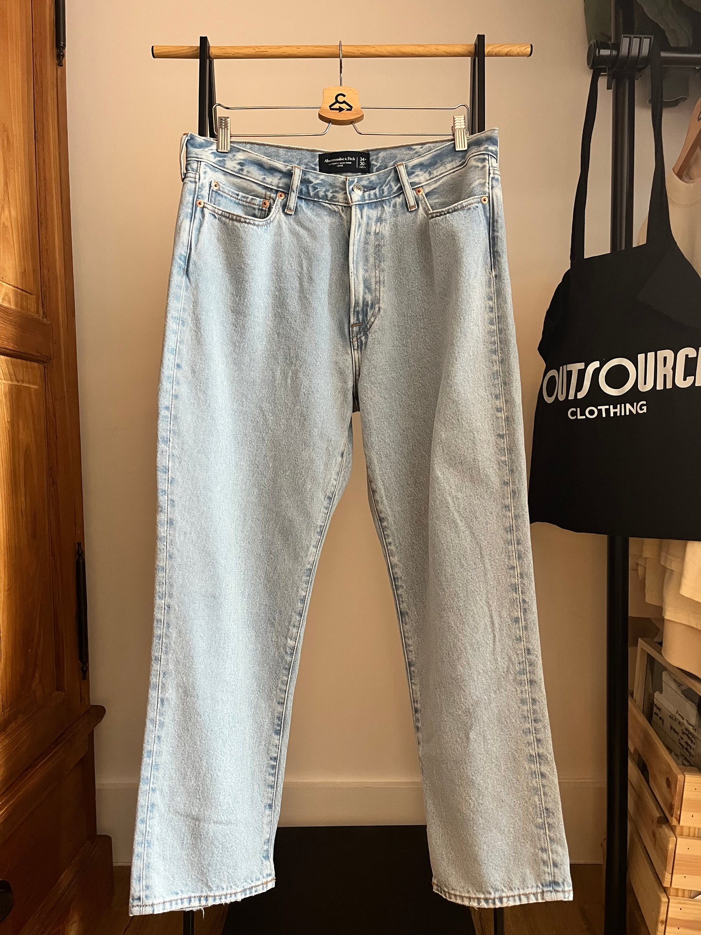 Abercrombie Light Blue Jeans W34 L30