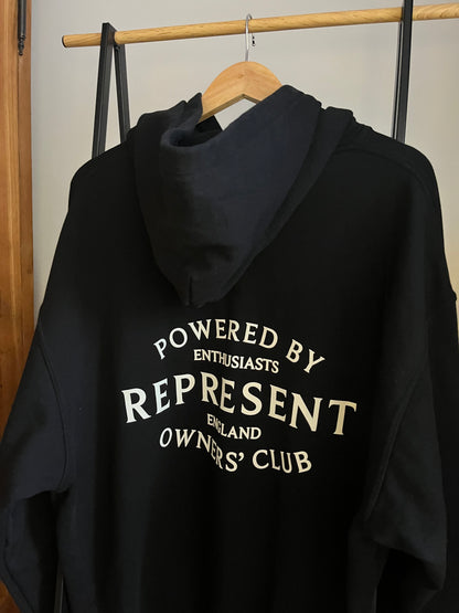 Represent Black Oversized Hoodie - Large