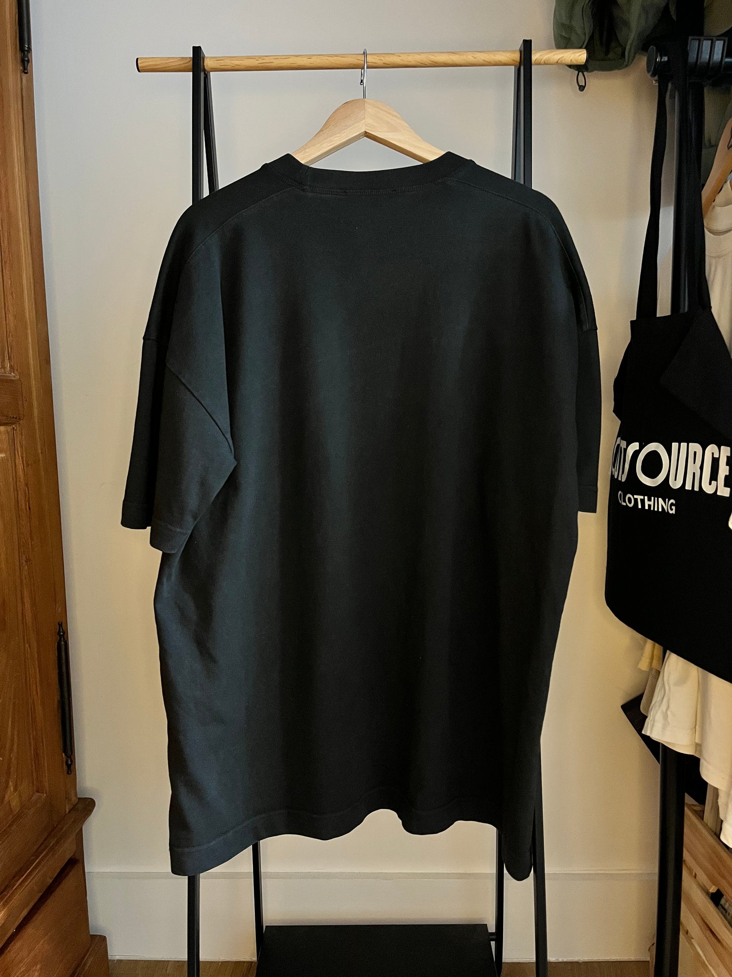 Cole Buxton Washed Black T-shirt - Large