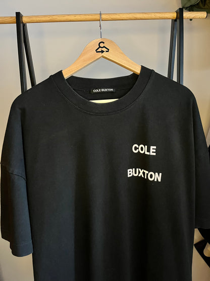 Cole Buxton Washed Black T-shirt - Large