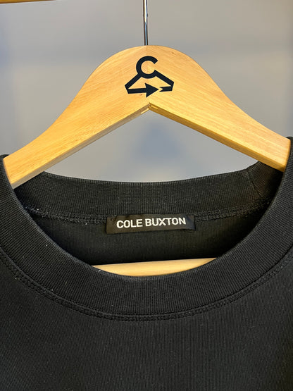 Cole Buxton Washed Black T-shirt - Large