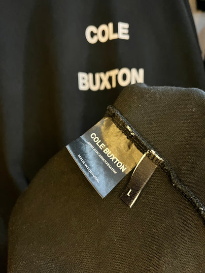 Cole Buxton Washed Black T-shirt - Large