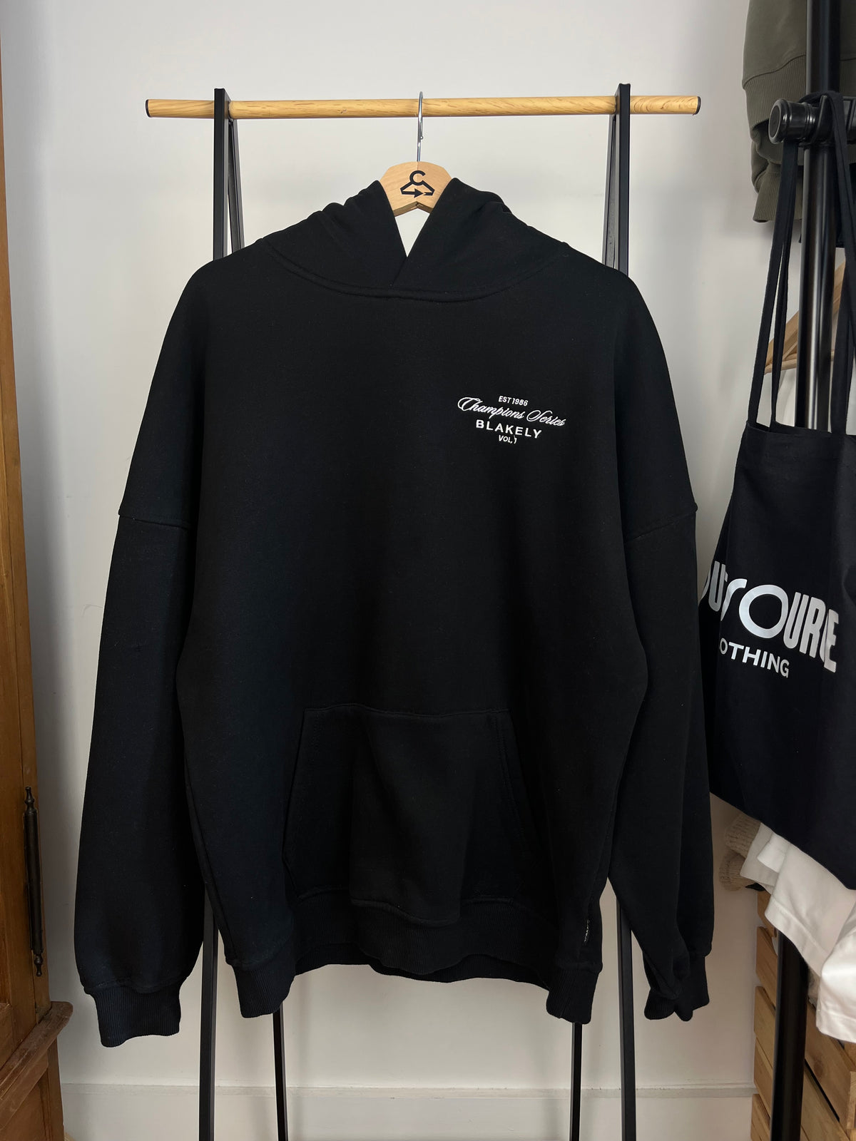 Blakely Black Hoodie - Medium