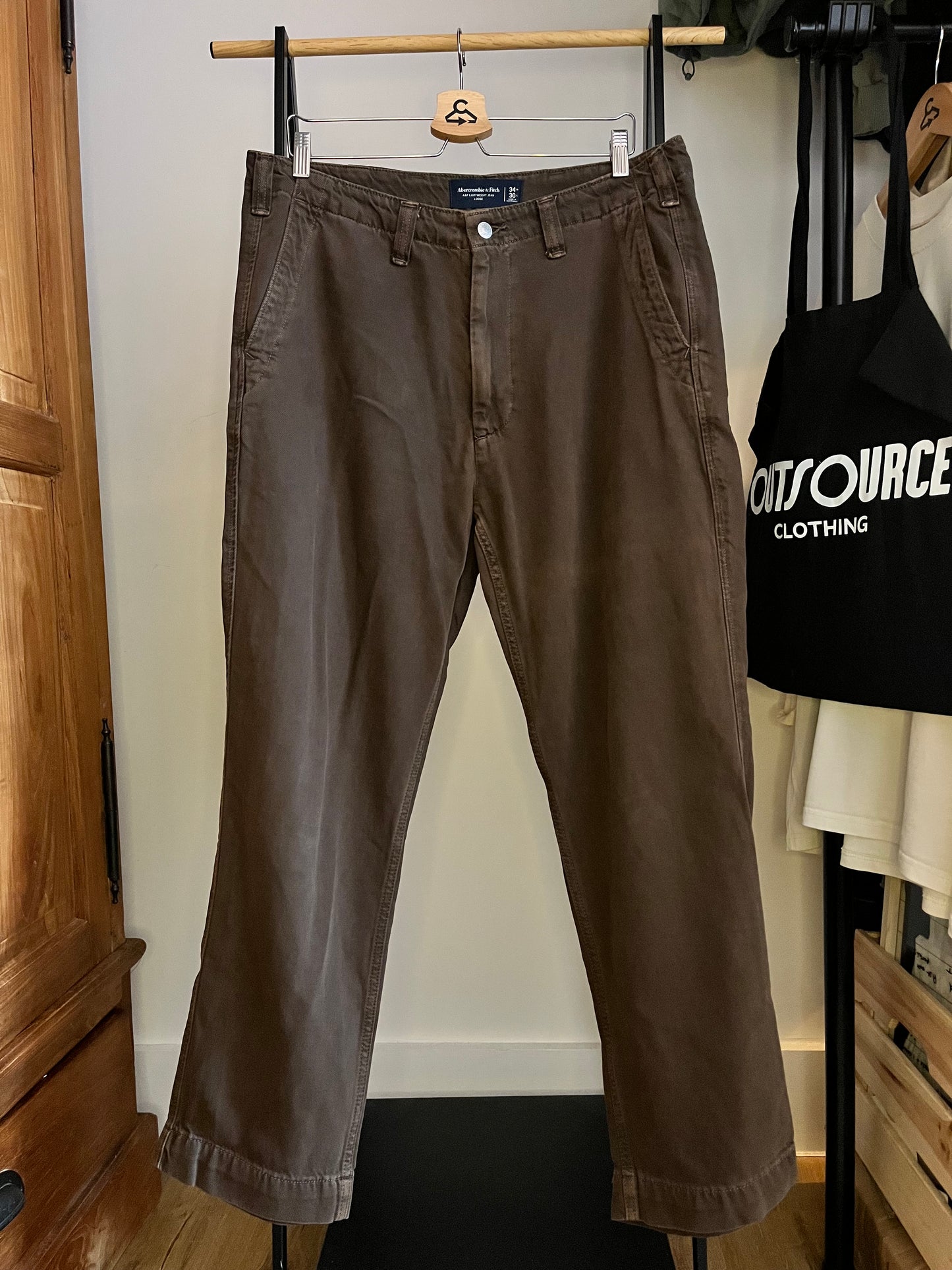 Abercrombie Brown Jeans W34 L30