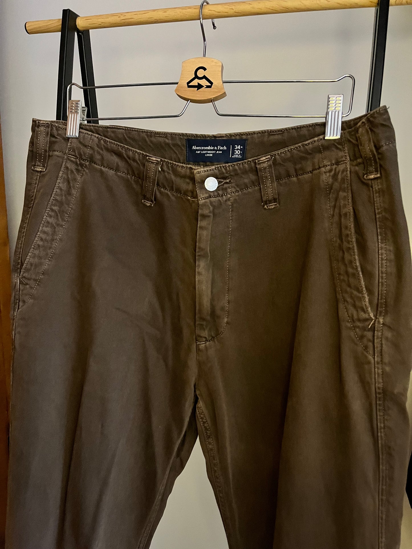 Abercrombie Brown Jeans W34 L30
