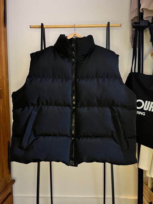 Sweats Collective Black Gilet - Medium