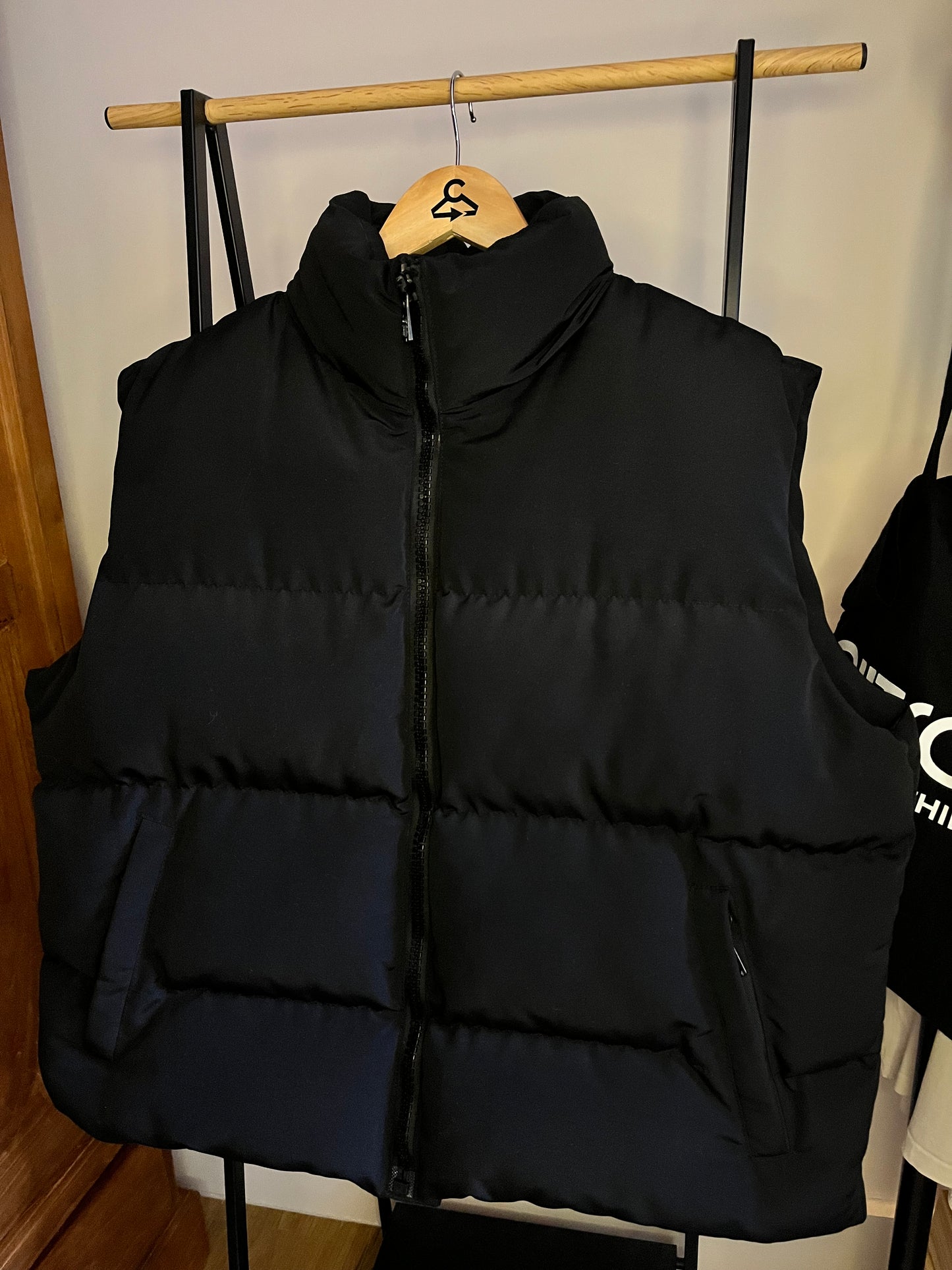 Sweats Collective Black Gilet - Medium