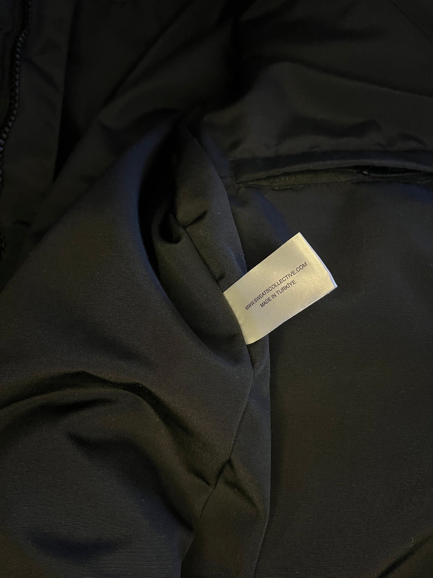 Sweats Collective Black Gilet - Medium