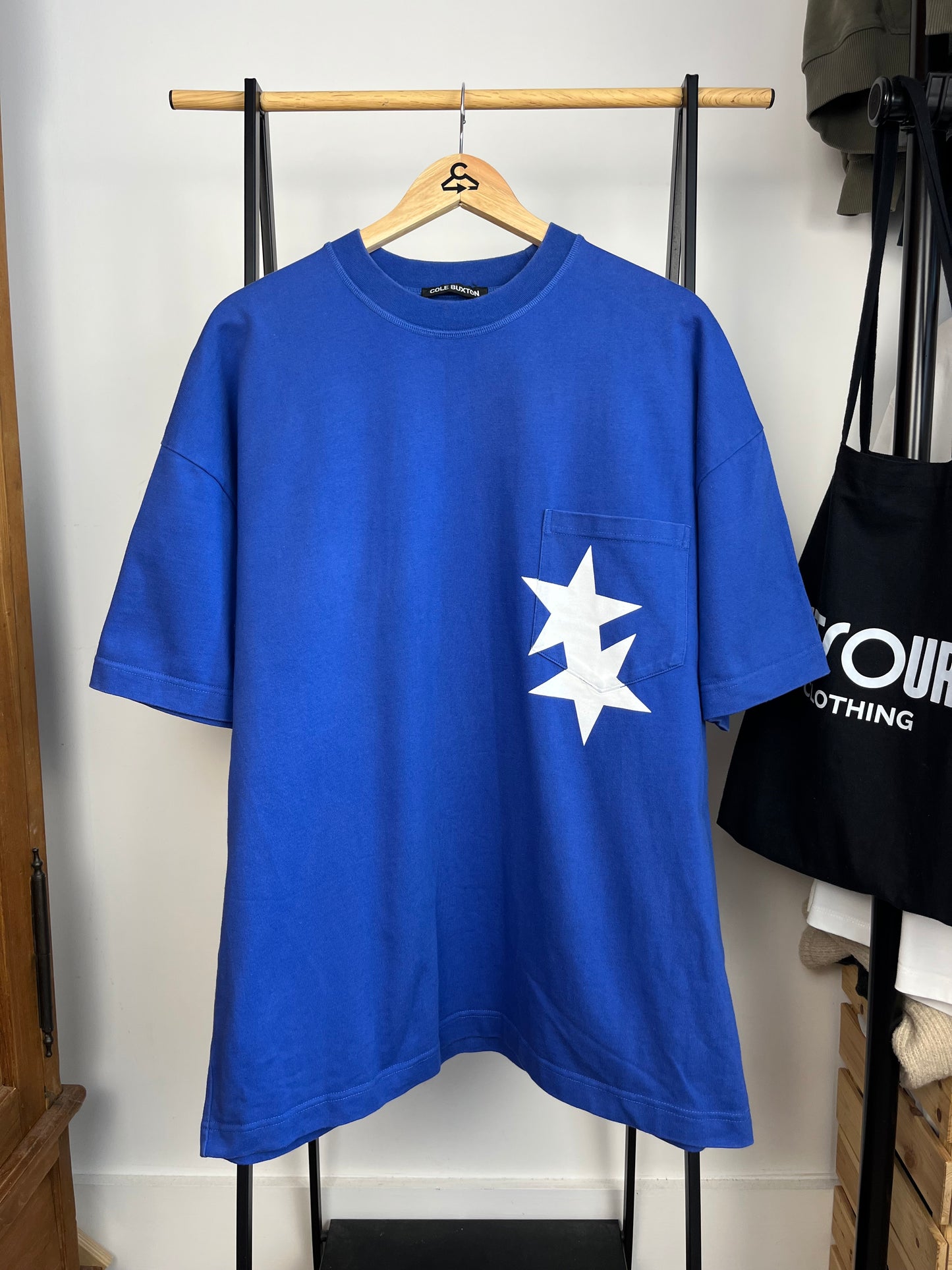 Cole Buxton Blue T-Shirt - Large