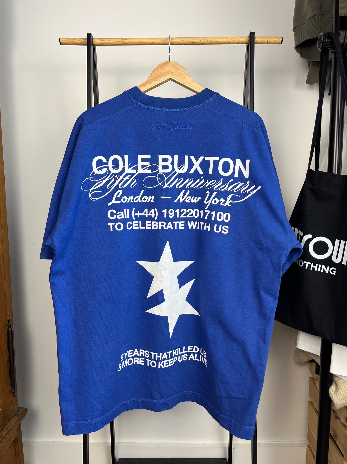 Cole Buxton Blue T-Shirt - Large
