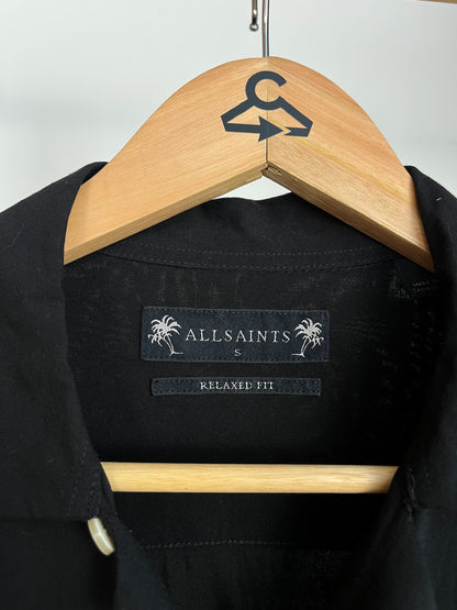 All Saints Black Short Sleeve Shirt - Small