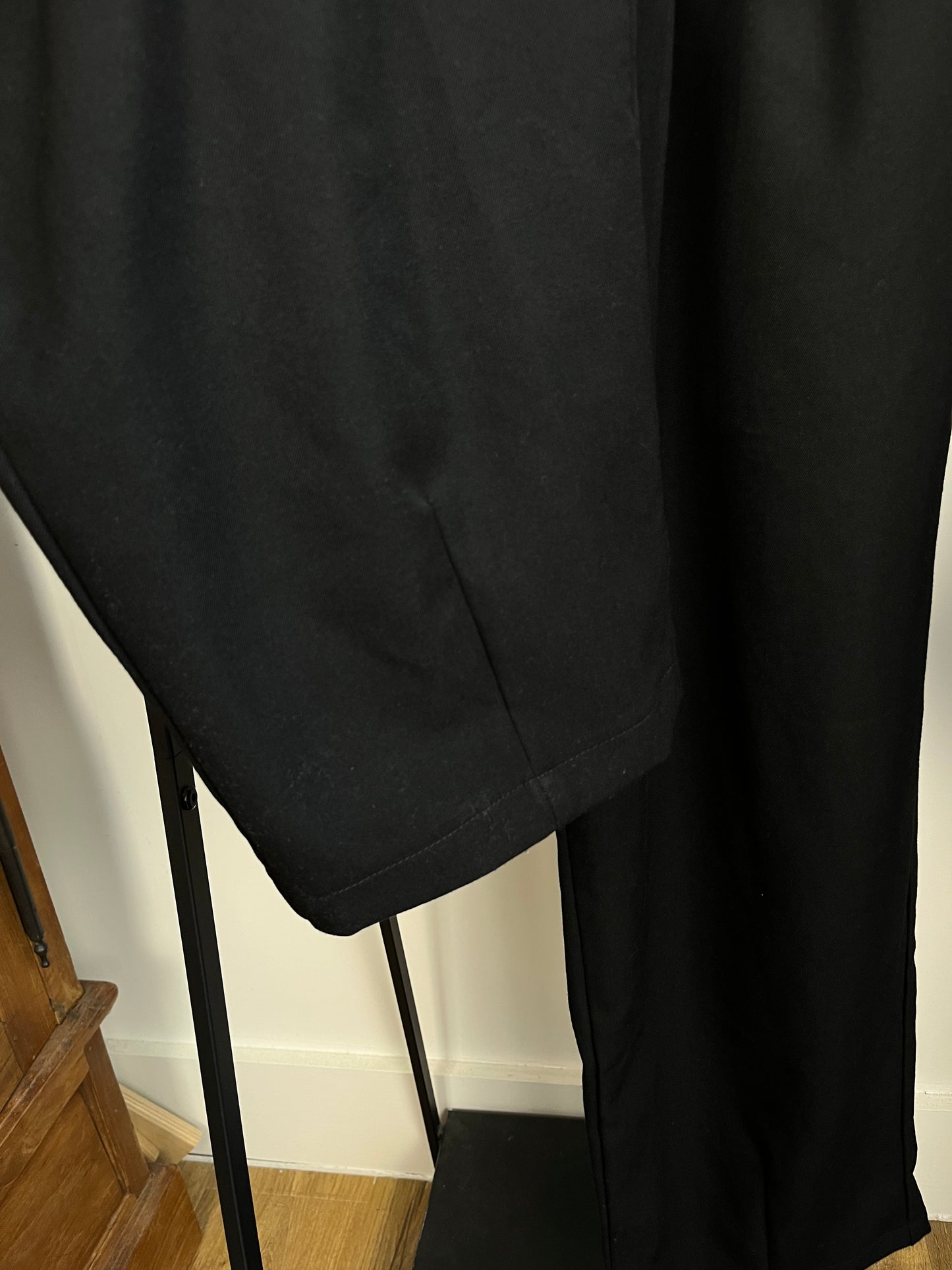 Sweats Collective Black Pleated Trousers - Medium