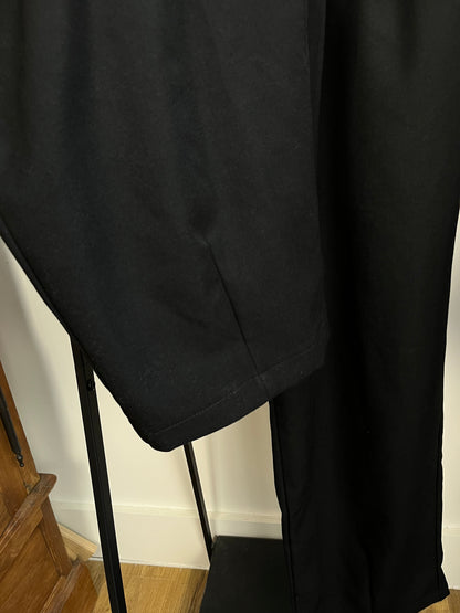 Sweats Collective Black Pleated Trousers - Medium