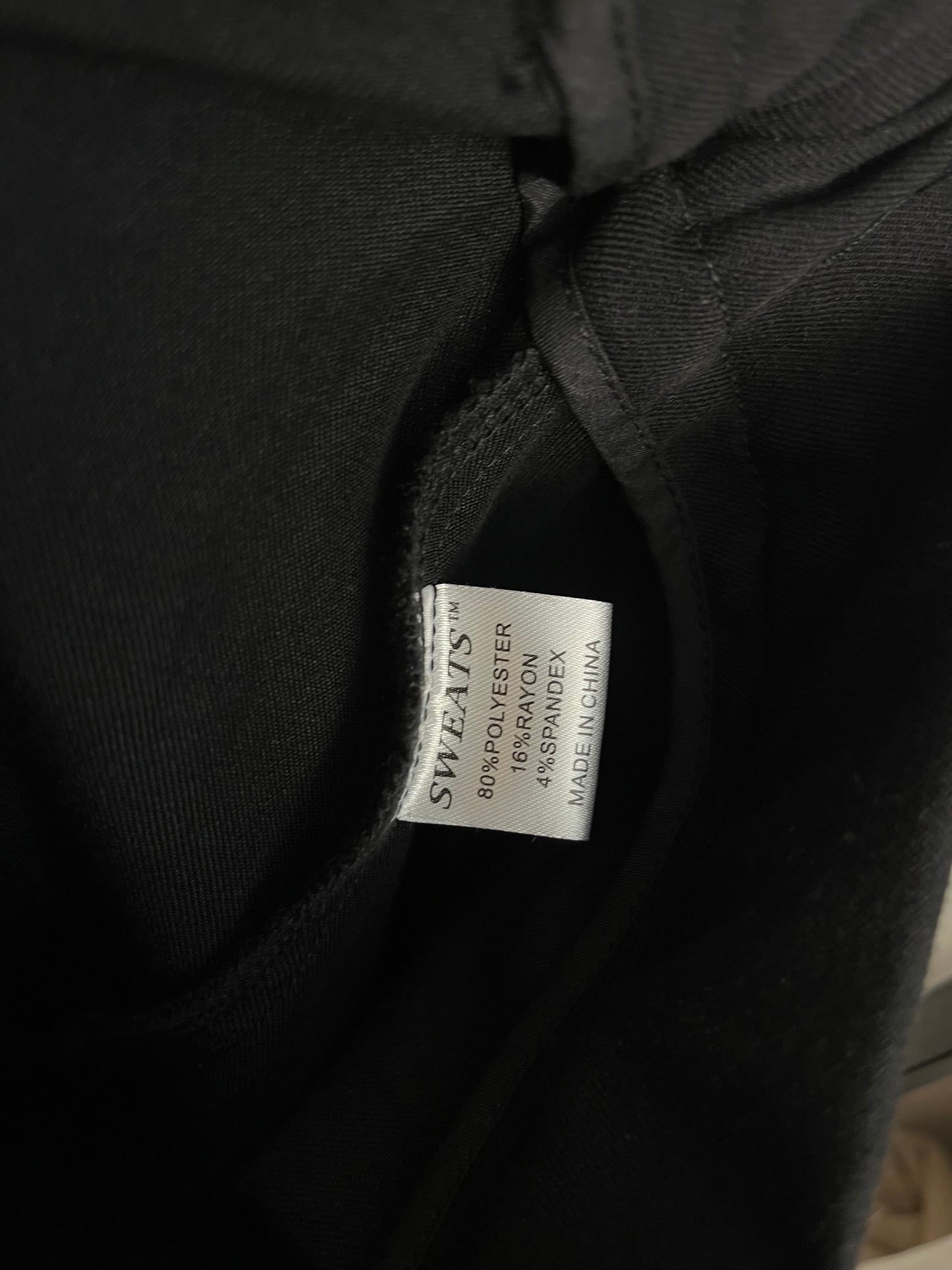 Sweats Collective Black Pleated Trousers - Medium