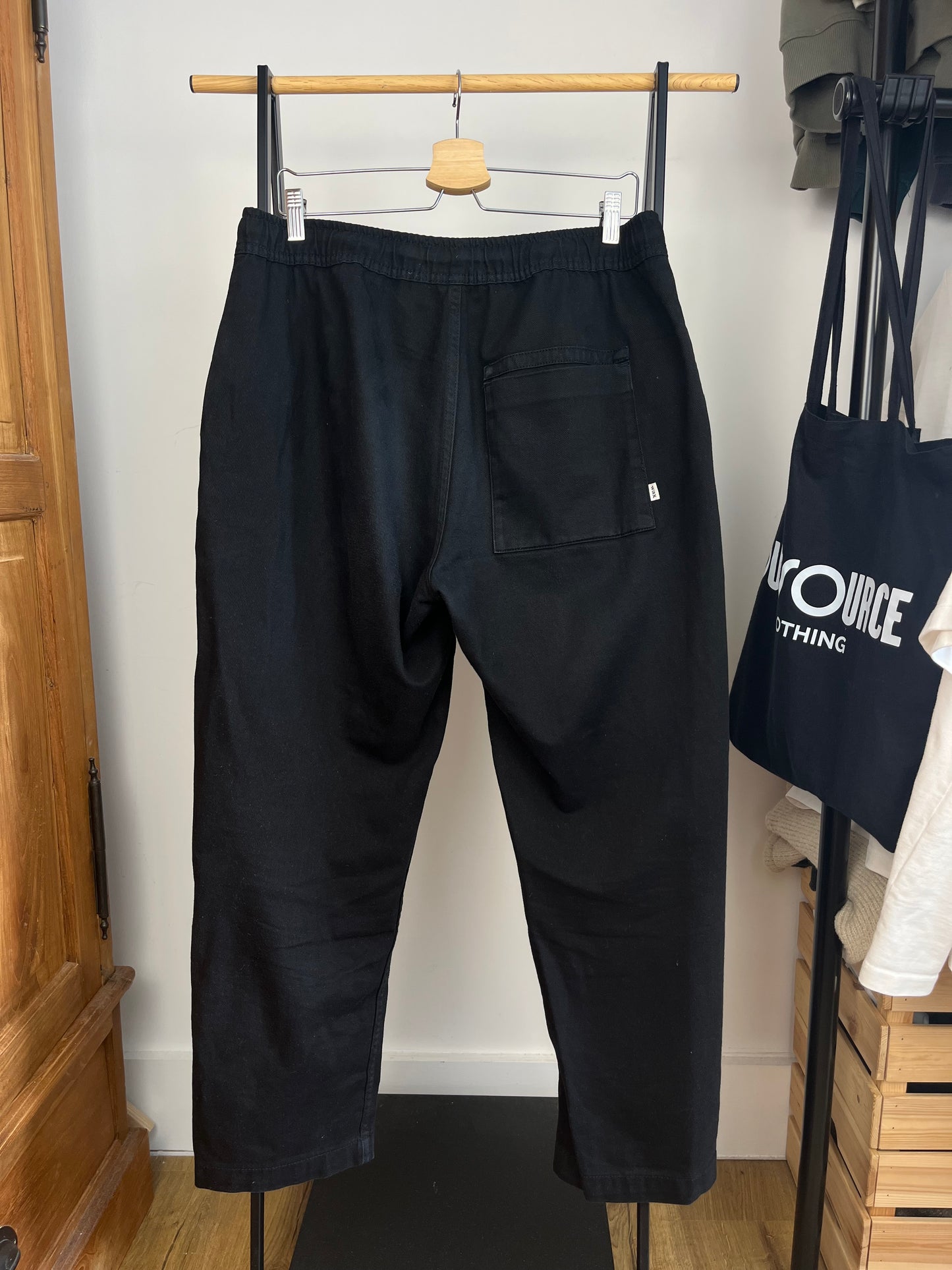 Wax London Black Trousers W34