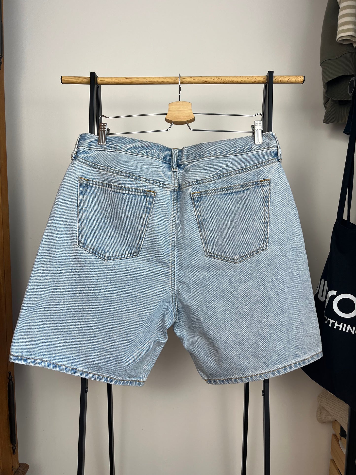 Abercrombie Blue Denim Shorts W34
