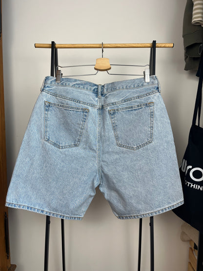 Abercrombie Blue Denim Shorts W34