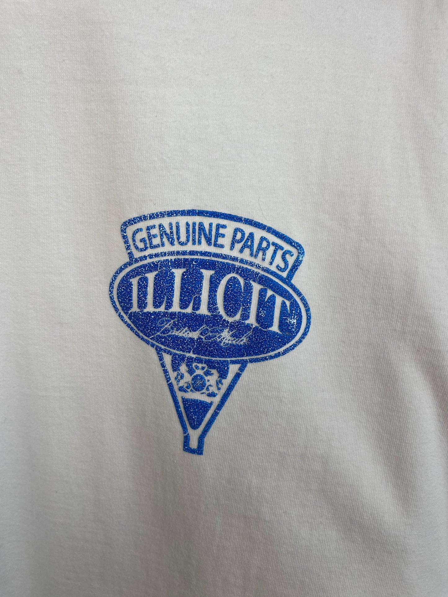 Illicit Bloc White T-Shirt - Small