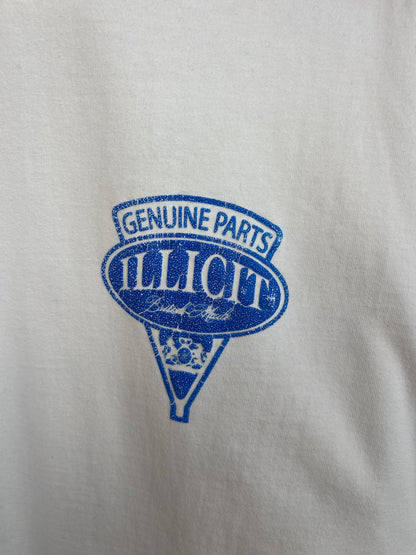 Illicit Bloc White T-Shirt - Small