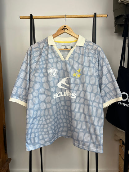 Scuffers Light Blue Football Jersey - Large