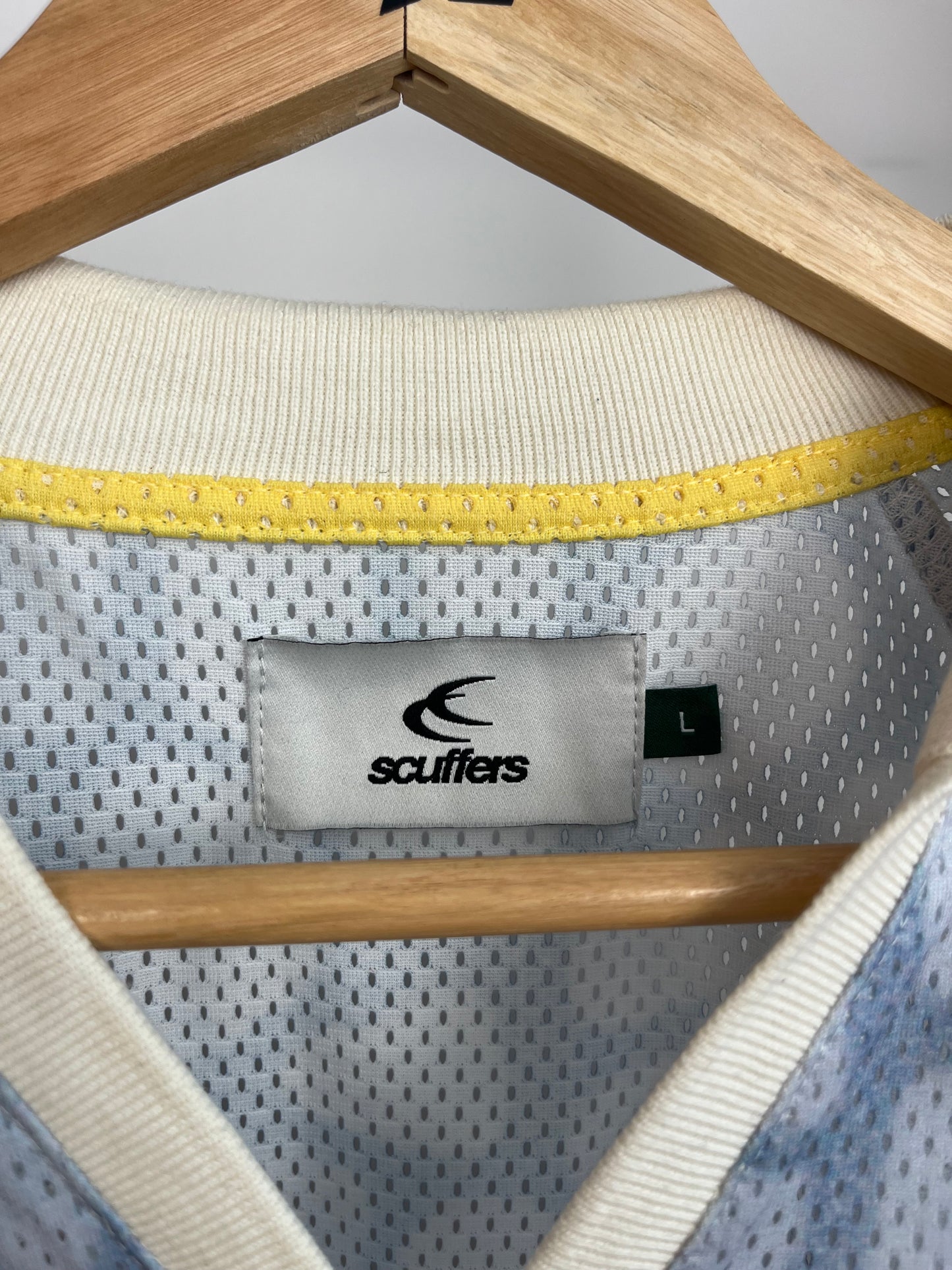 Scuffers Light Blue Football Jersey - Large