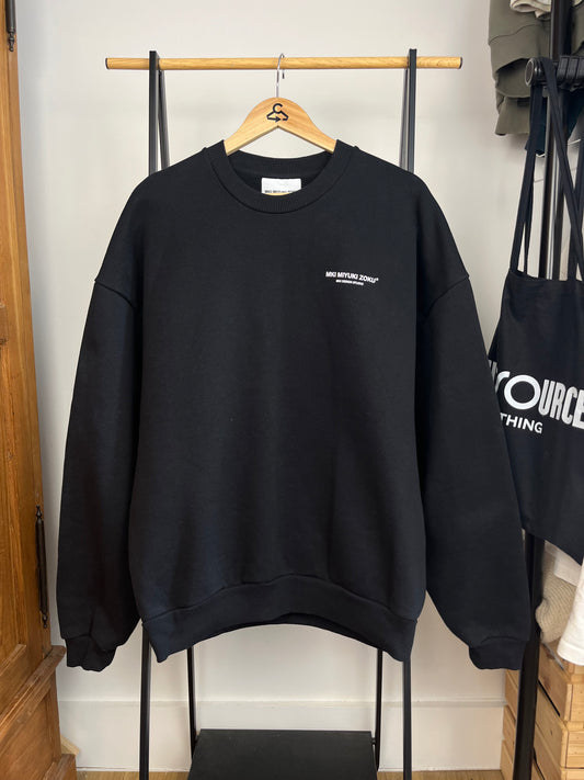 MKI Miyuki Zoku Black Sweatshirt - Medium
