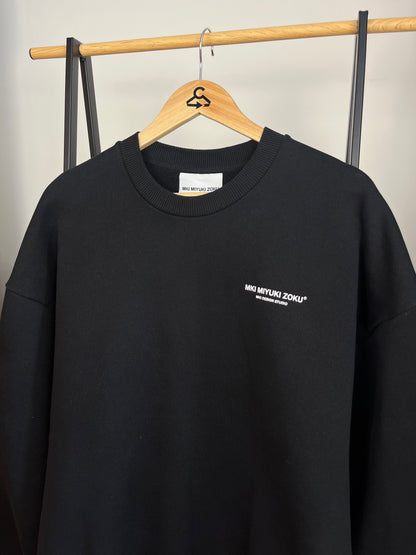 MKI Miyuki Zoku Black Sweatshirt - Medium