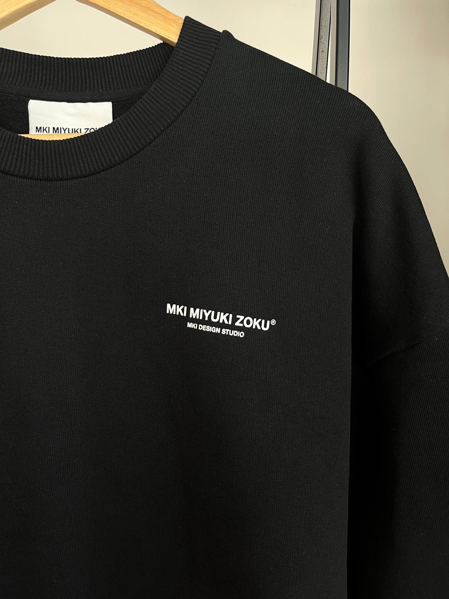 MKI Miyuki Zoku Black Sweatshirt - Medium