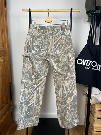 Abercrombie Camo Carpenter Style Trousers W30 L30