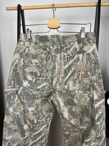 Abercrombie Camo Carpenter Style Trousers W30 L30