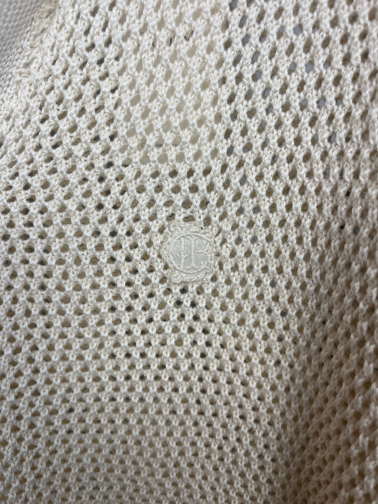 Club 1984 Cream/Beige Mesh Shirt - XL
