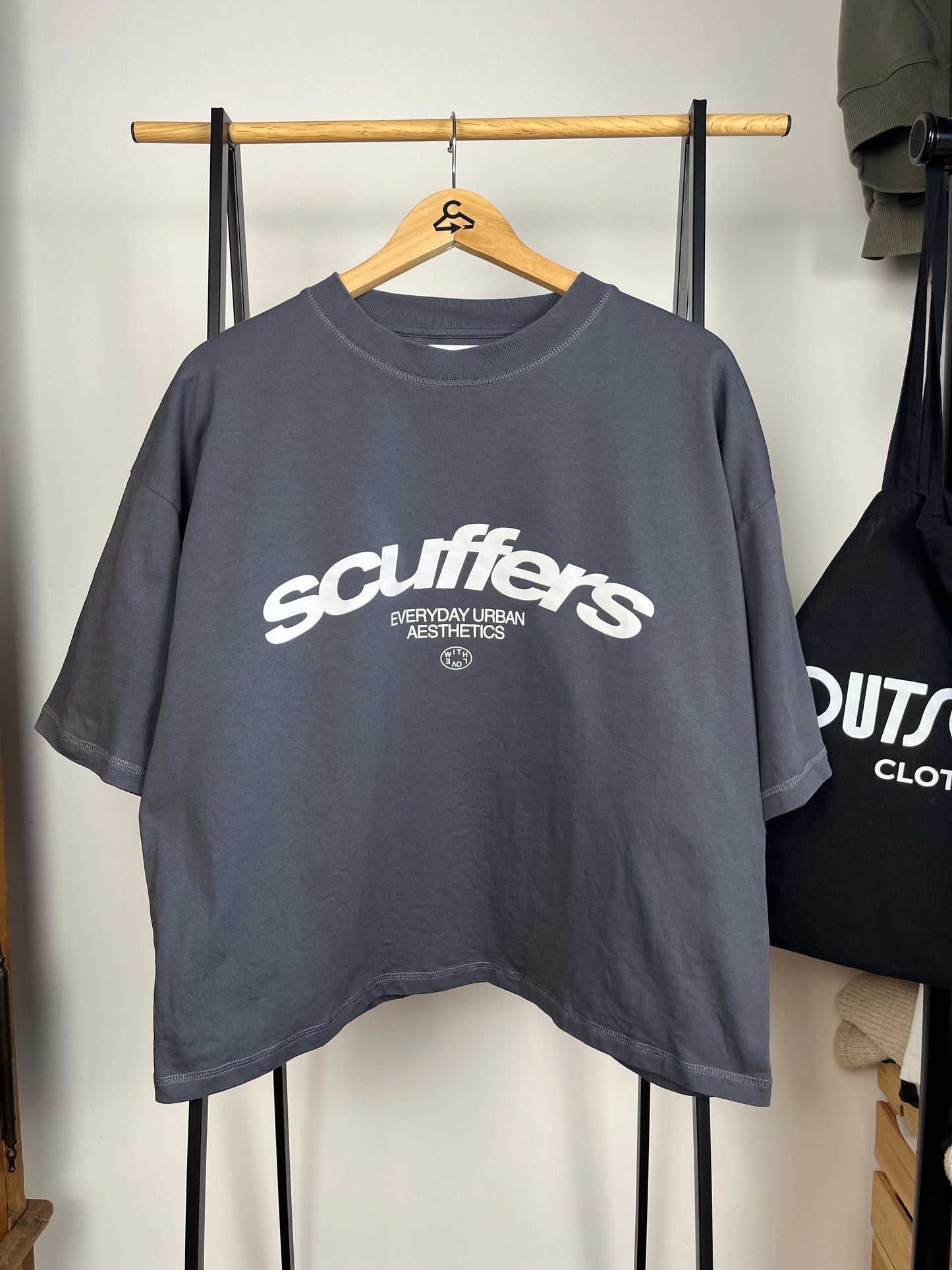 Scuffers Blue/Grey T-Shirt - Medium