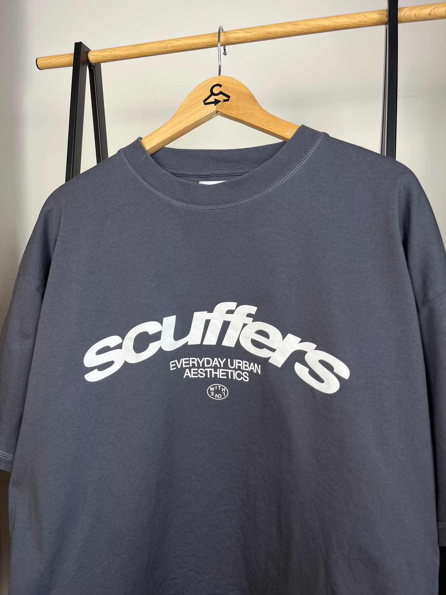 Scuffers Blue/Grey T-Shirt - Medium