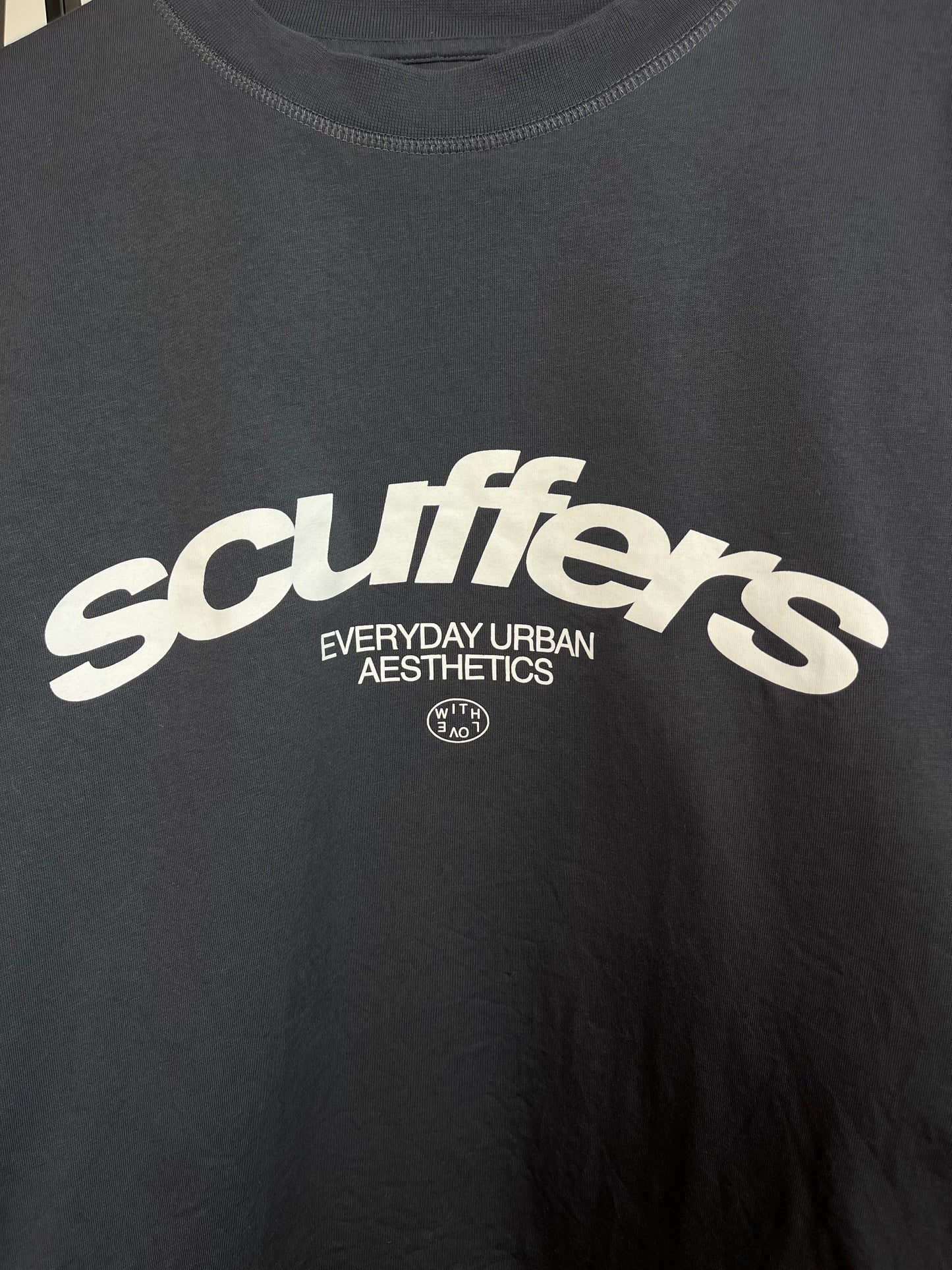 Scuffers Blue/Grey T-Shirt - Medium