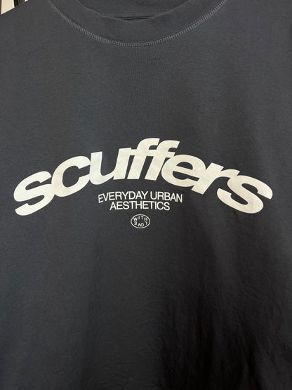 Scuffers Blue/Grey T-Shirt - Medium