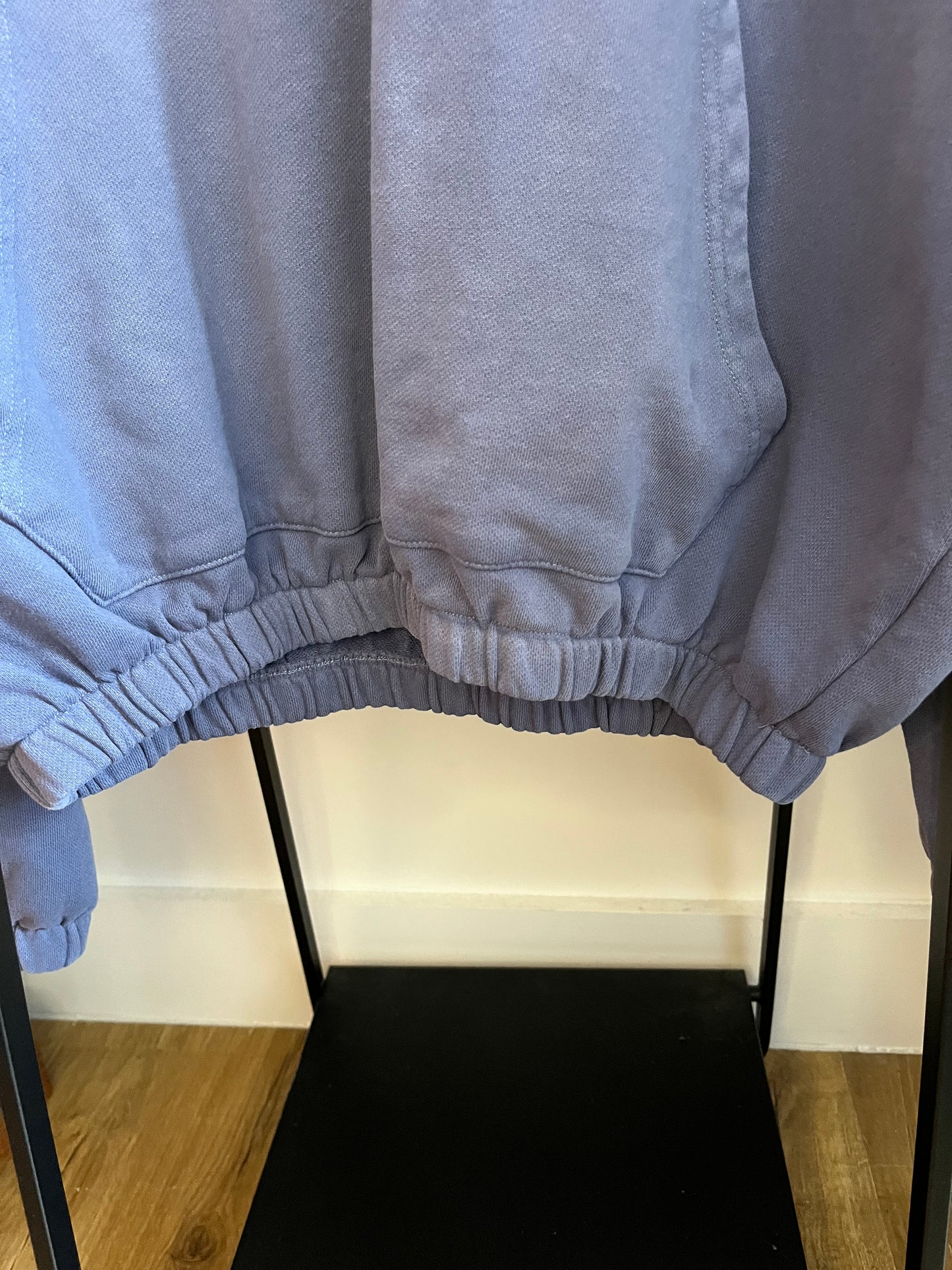 Scuffers Washed Blue Effect Hoodie - Medium