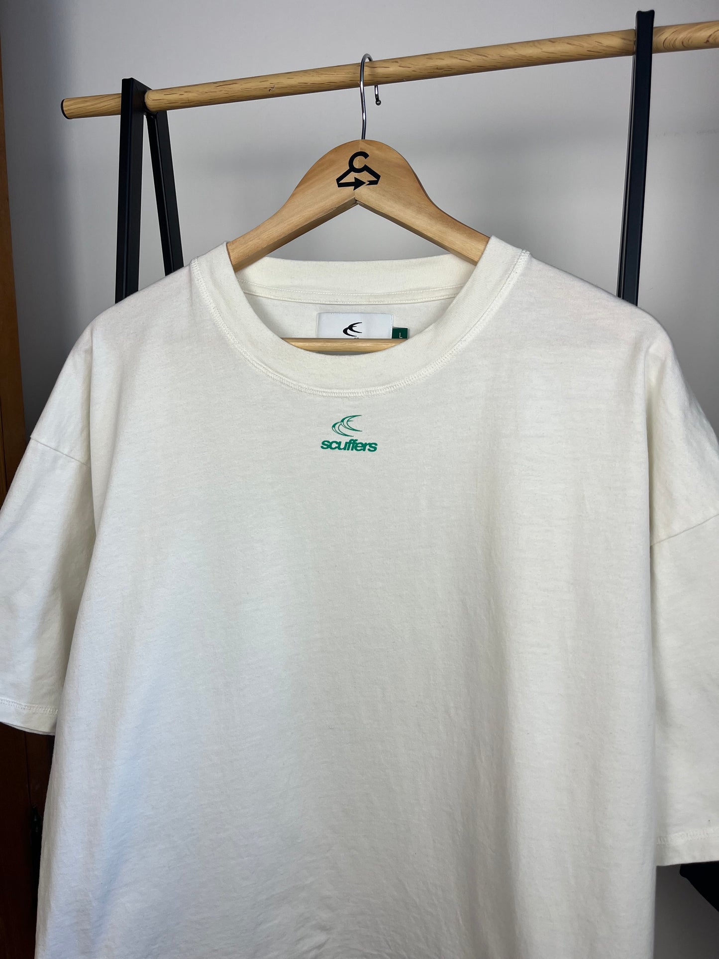 Scuffers Cream/Off White T-Shirt - Large