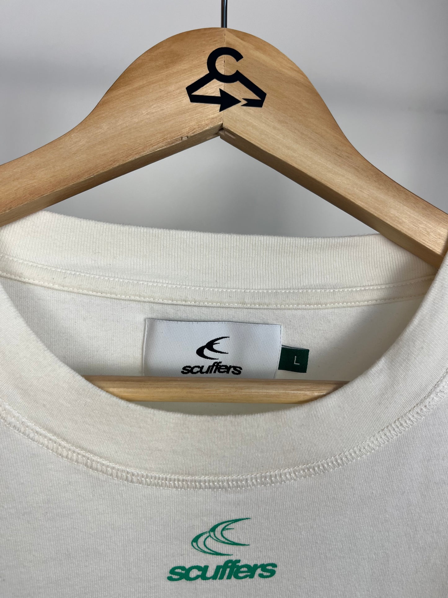 Scuffers Cream/Off White T-Shirt - Large