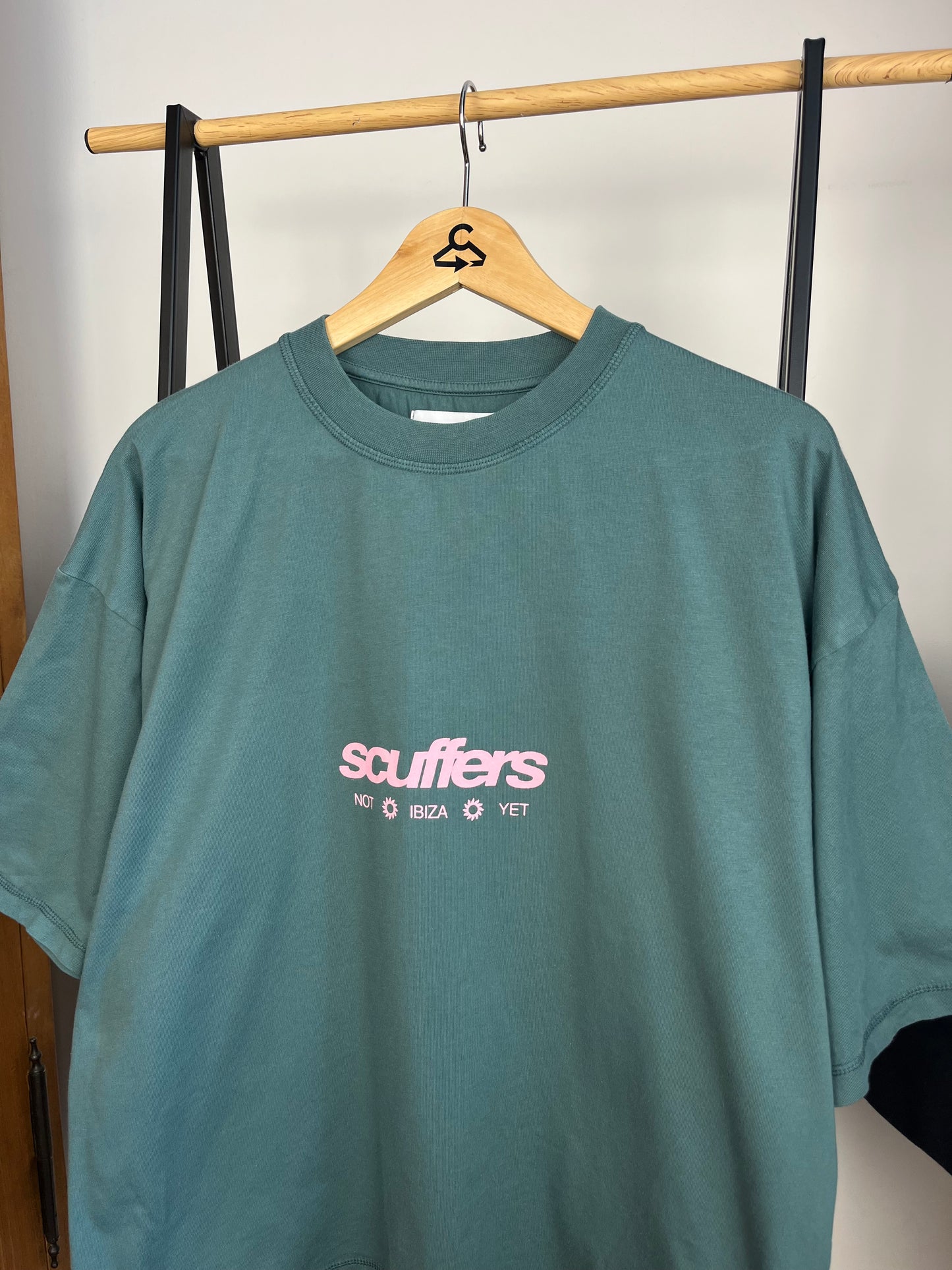Scuffers Green T-Shirt - Medium