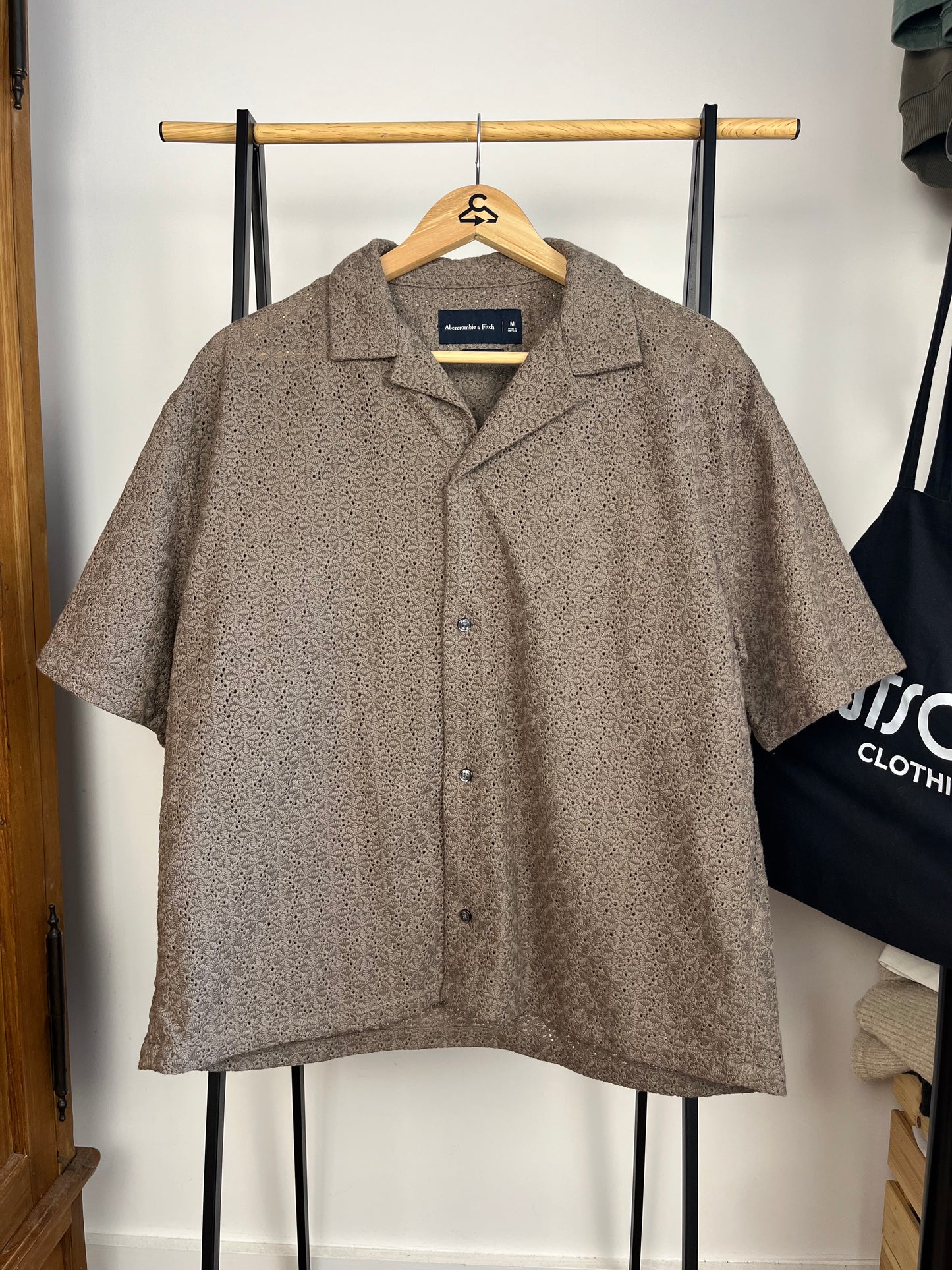 Abercrombie Brown Shirt - Medium