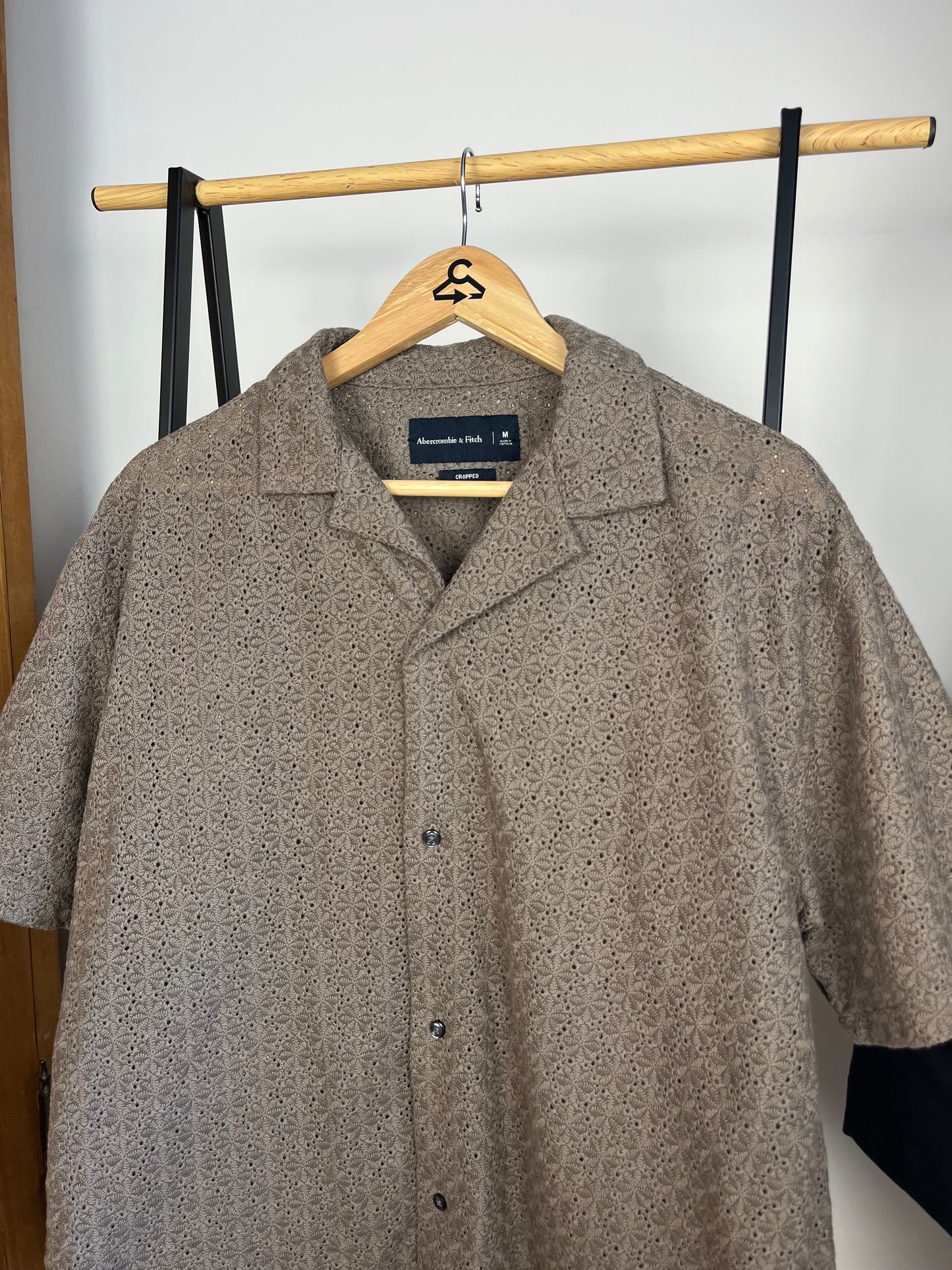 Abercrombie Brown Shirt - Medium