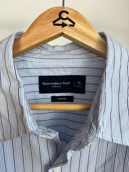 Abercrombie Blue Striped Shirt - XL