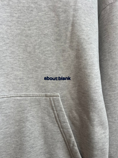 About:Blank Grey Hoodie - Medium