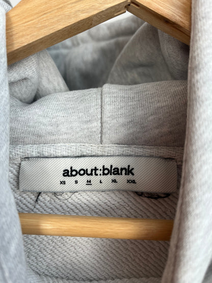 About:Blank Grey Hoodie - Medium